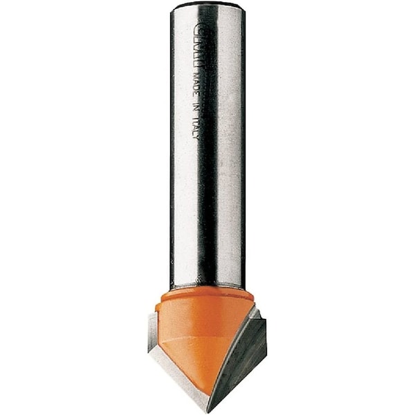 V-Grooving Bit with 90-Degree Cutting Angle, 1/2-Inch Shank